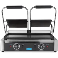 Maxima Kontaktgrill - Glatt - Doppelte Grillplatte - 2 x 22cm -.