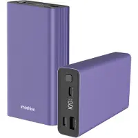 IMoshion Ultra Series Aluminium Powerbank 20.000 mAh - Schnellladen bis 33W - Tropical Violet