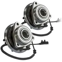 BESTPRICE 2x Radlagersatz inkl Radnabe Vorderachse [Hersteller-Nr. 10663056] für Jeep, Dodge
