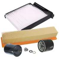 BESTPRICE Inspektionspaket Filtersatz SET B [Hersteller-Nr. 10694423] für Renault, Dacia