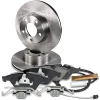 BESTPRICE Bremsscheiben + Bremsbeläge Vorderachse [Hersteller-Nr. 40985525] für BMW