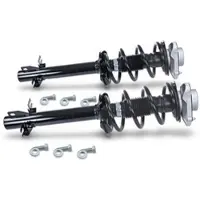 BESTPRICE 2x Federbein komplett vorne [Hersteller-Nr. 40593605] für Peugeot, Citroën, Fiat