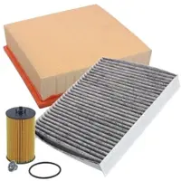 BESTPRICE Inspektionspaket Filtersatz SET A [Hersteller-Nr. 10493217] für Opel