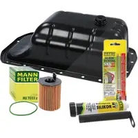 BESTPRICE Ölwanne + Filter + Dichtung [Hersteller-Nr. 10790185] für Citroën, Peugeot