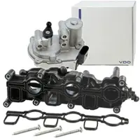 BESTPRICE Saugrohr inkl. VDO Stellmotor [Hersteller-Nr. 30910385] für VW, Audi
