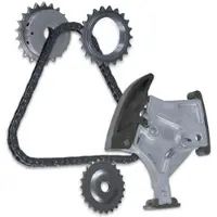 BESTPRICE Steuerkettensatz Ölpumpenantrieb [Hersteller-Nr. 40788387] für Seat, Skoda, Audi, VW