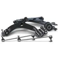 BESTPRICE 2x Querlenker + 2x Koppelstange vorne [Hersteller-Nr. 41378928] für Volvo, Ford
