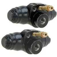 BESTPRICE 2x Radbremszylinder Grauguß Hinterachse [Hersteller-Nr. 10601345] für Skoda, VW, Seat, Audi