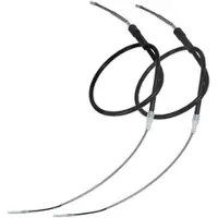 BESTPRICE 2x Handbremsseil Trommelbremse Hinterachse [Hersteller-Nr. 10621544] für VW, Seat
