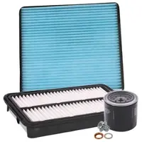 BESTPRICE Inspektionspaket Filtersatz SET A [Hersteller-Nr. 10694979] für Toyota