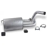 BESTPRICE Endschalldämpfer + Montagematerial [Hersteller-Nr. 41831686] für Opel, Vauxhall, Chevrolet