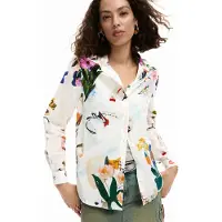 Desigual Hemd Mila 26SWCW21 Weiß Regular Fit
