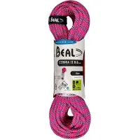 BEAL - Doppelseil / Halbseil - Cobra II 8.6 mm Golden Dry Fuchsia - Größe 50 m - Rosa