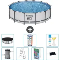 Bestway Steel Pro MAX Rund - 427x122 cm - 6-teilig S619
