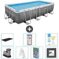 Bestway Power Steel Rechteckig - 549x274x122 cm - 6-teilig S563