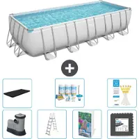 Bestway Power Steel Rechteckig - 640x274x132 cm - 6-teilig S581