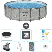 Bestway Steel Pro MAX Rund - 488x122 cm - 6-teilig S608
