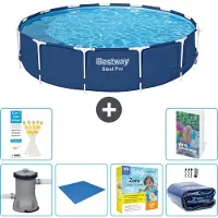 Bestway Steel Pro Rund - 396x84 cm - 5-teilig S245