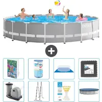 Intex Prism Frame Pool Rund - 610x132 cm - 7-teilig S563