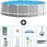 Intex Prism Frame Pool Rund - 457x122 cm - 7-teilig S590