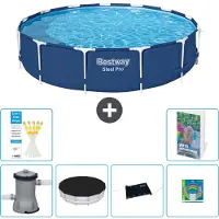 Bestway Steel Pro Rund - 396x84 cm - 5-teilig S211
