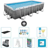 Bestway Power Steel Rechteckig - 549x274x122 cm - 6-teilig S536