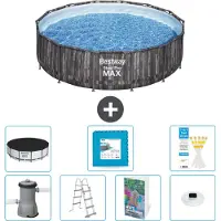 Bestway Steel Pro MAX Rund - 427x107 cm - 6-teilig S674