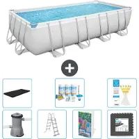 Bestway Power Steel Rechteckig - 488x244x122 cm - 6-teilig S581