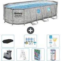 Bestway Power Steel Oval - 549x274x122 cm - 6-teilig S556