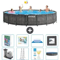Intex Prism Frame Pool Rund - 549x122 cm - 7-teilig S533