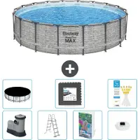 Bestway Steel Pro MAX Rund - 549x122 cm - 6-teilig S608