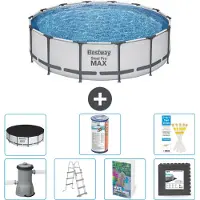 Bestway Steel Pro MAX Rund - 427x122 cm - 6-teilig S563