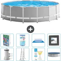Intex Prism Frame Pool Rund - 457x122 cm - 7-teilig S563