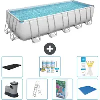 Bestway Power Steel Rechteckig - 640x274x132 cm - 6-teilig S599
