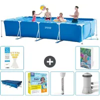Intex Rechteckiger Frame Pool - 450x220x84 cm - 5-teilig S18