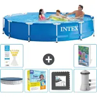 Intex Frame Pool Rund - 366x76 cm - 5-teilig S85