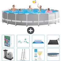 Intex Prism Frame Pool Rund - 610x132 cm - 7-teilig S583