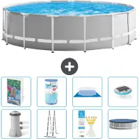 Intex Prism Frame Pool Rund - 457x122 cm - 7-teilig S622