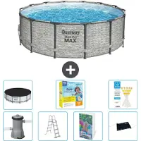 Bestway Steel Pro MAX Rund - 427x122 cm - 6-teilig S582