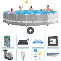 Intex Prism Frame Pool Rund - 549x122 cm - 7-teilig S543