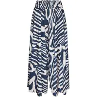 LASCANA Hosenrock in creme-blau bedruckt | Gr.: 38