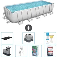 Bestway Power Steel Rechteckig - 640x274x132 cm - 6-teilig S649