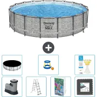 Bestway Steel Pro MAX Rund - 549x122 cm - 6-teilig S525