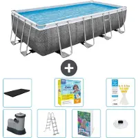 Bestway Power Steel Rechteckig - 549x274x122 cm - 6-teilig S526