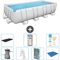 Bestway Power Steel Rechteckig - 488x244x122 cm - 6-teilig S594