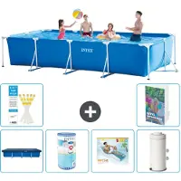 Intex Rechteckiger Frame Pool - 450x220x84 cm - 5-teilig S113