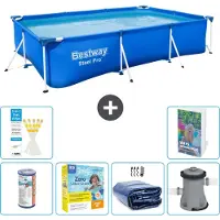 Bestway Steel Pro Rechteckig - 300x201x66 cm - 5-teilig S50