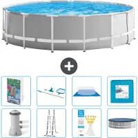 Intex Prism Frame Pool Rund - 457x122 cm - 7-teilig S539