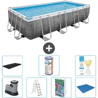 Bestway Power Steel Rechteckig - 549x274x122 cm - 6-teilig S594