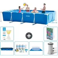 Intex Rechteckiger Frame Pool - 450x220x84 cm - 5-teilig S77